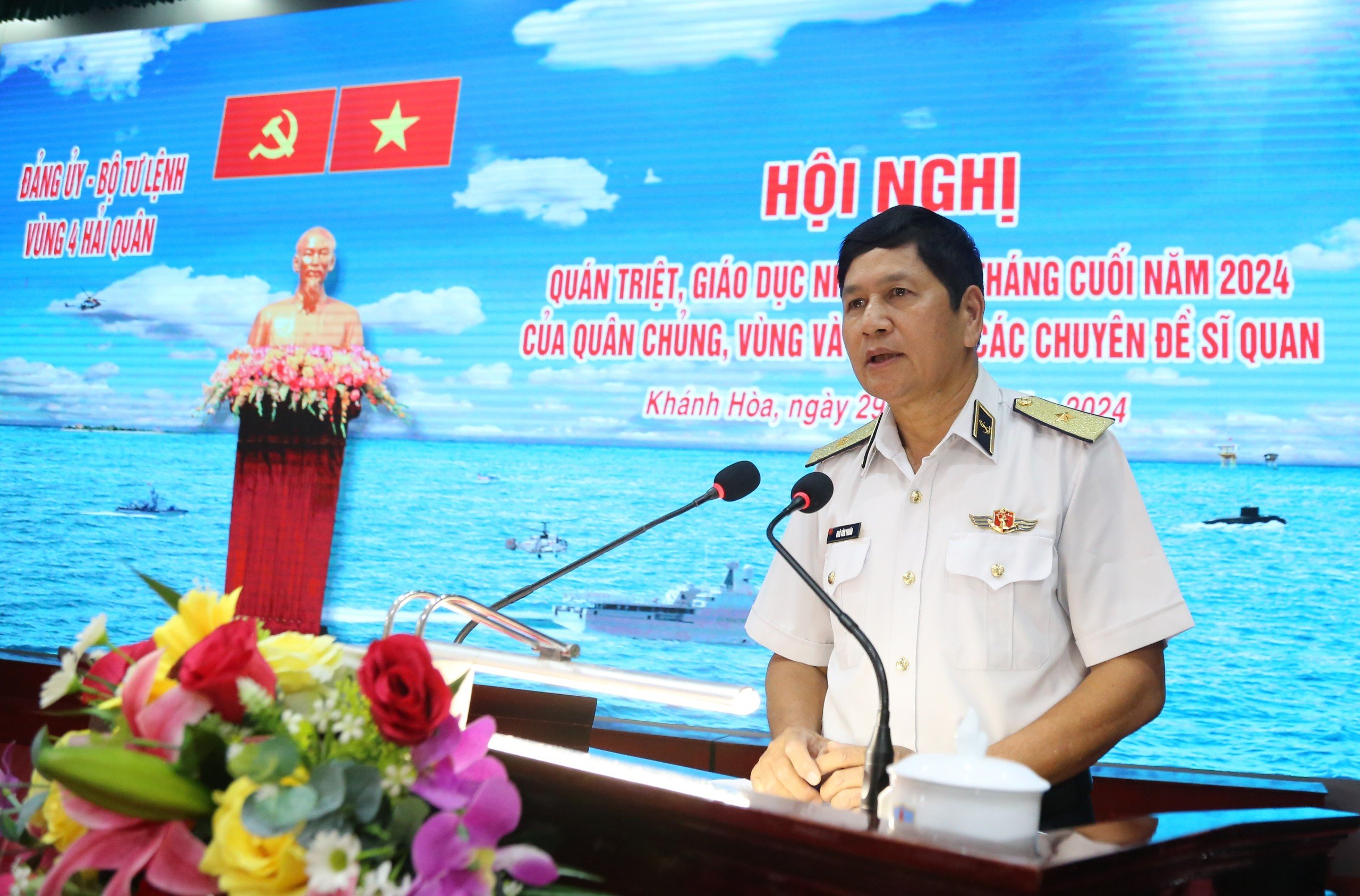 Vùng 4 Hải quân nâng cao nhận thức, trách nhiệm của cán bộ, đảng viên