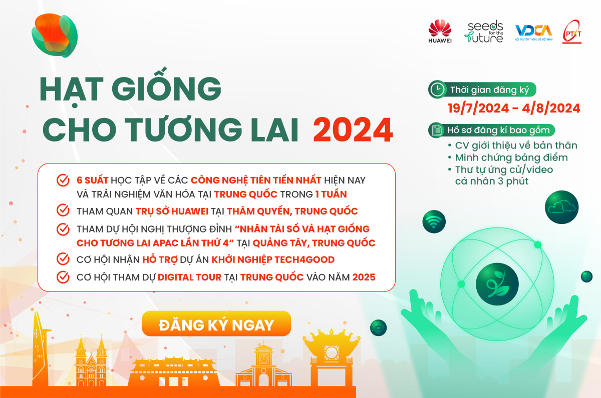 Khởi động chương trình Hạt giống cho Tương lai 2024  Cơ hội cho sinh viên tài năng
