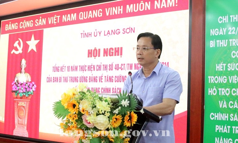 Lạng Sơn Vốn tín dụng chính sách cùng với các nguồn lực khác đã góp phần giảm tỷ lệ hộ nghèo