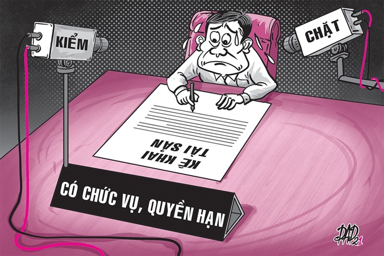 Trách nhiệm của cán bộ, đảng viên trong kê khai tài sản