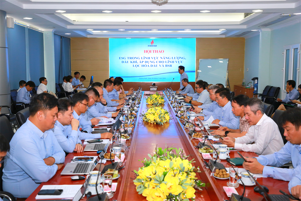 Hội thảo ESG trong lĩnh vực năng lượng, dầu khí, áp dụng cho lĩnh vực lọc hoá dầu và BSR