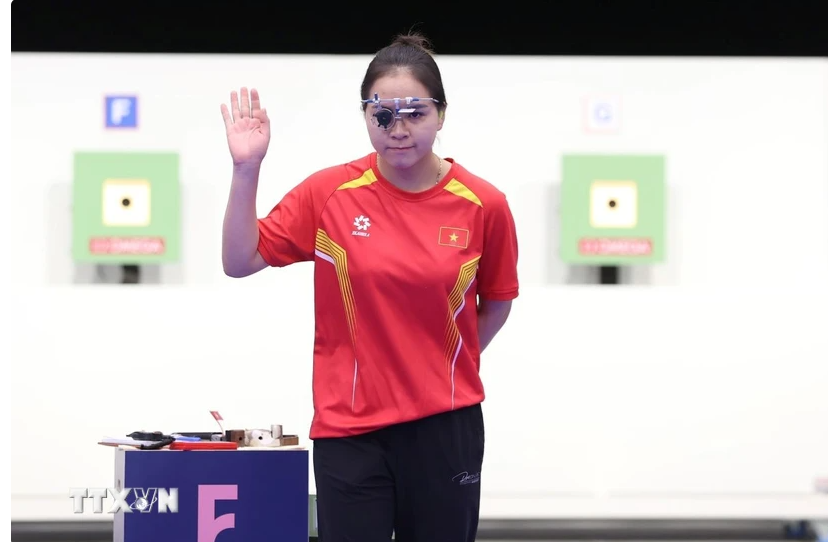 Olympic Paris 2024 Xạ thủ Trịnh Thu Vinh vào chung kết 25m súng ngắn nữ