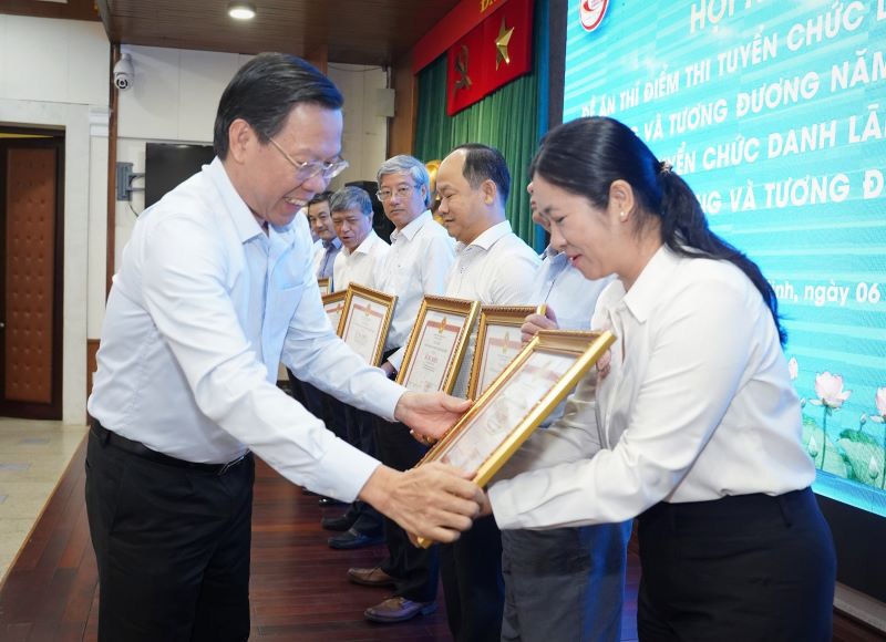 Thành phố Hồ Chí Minh hoàn thành công tác thi tuyển 13 chức danh lãnh đạo