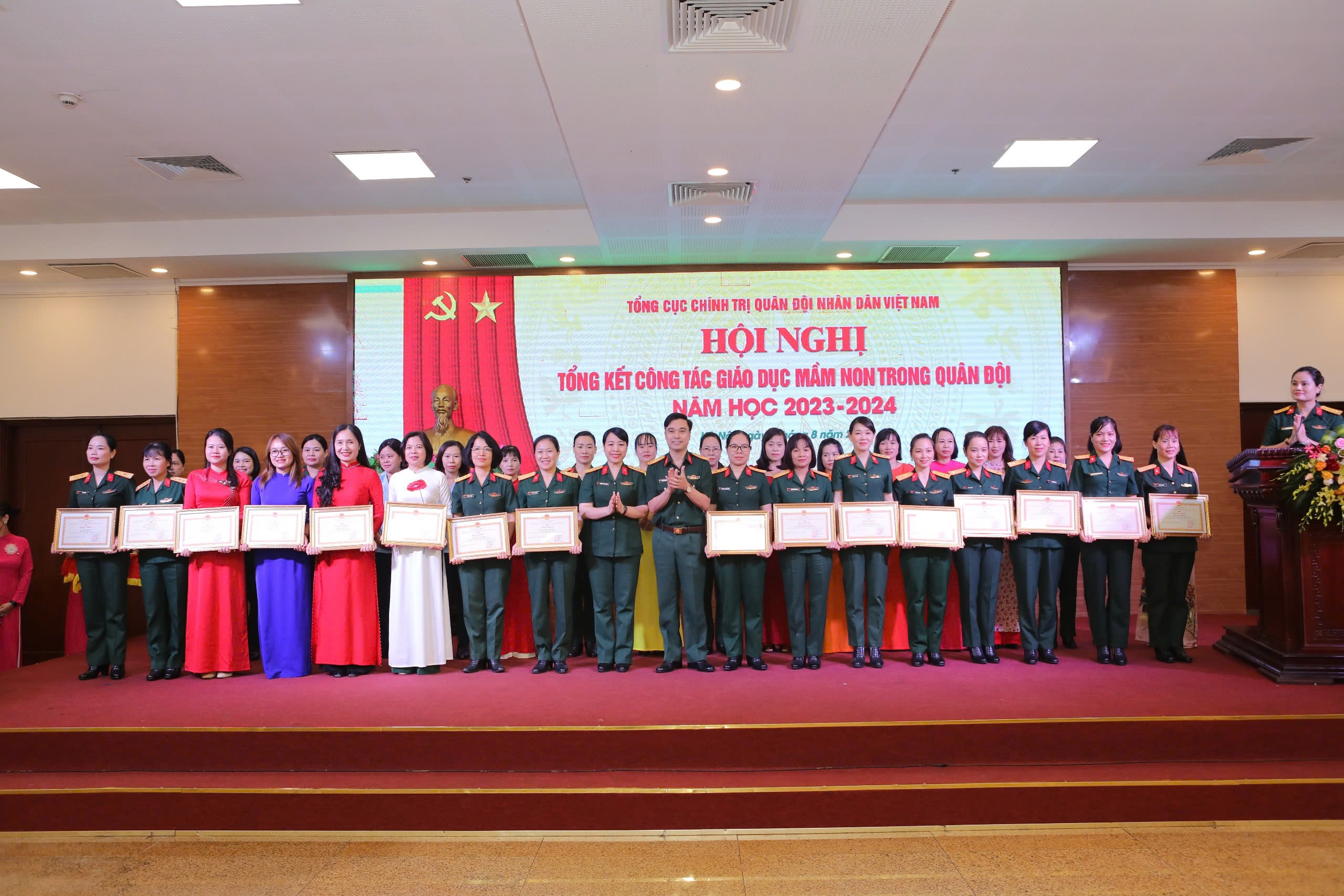 Giáo dục mầm non trong Quân đội Nỗ lực vươn lên cùng cấp học mầm non cả nước