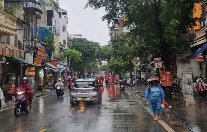 Miền Bắc đón mưa lớn diện rộng, sau đợt nắng nóng kéo dài