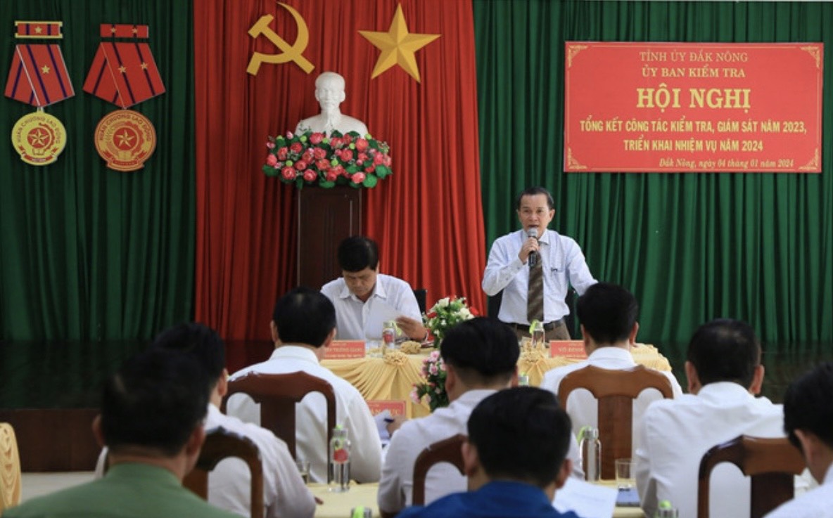 Đắk Nông ​Tăng cường công tác kiểm tra, giám sát các tổ chức đảng