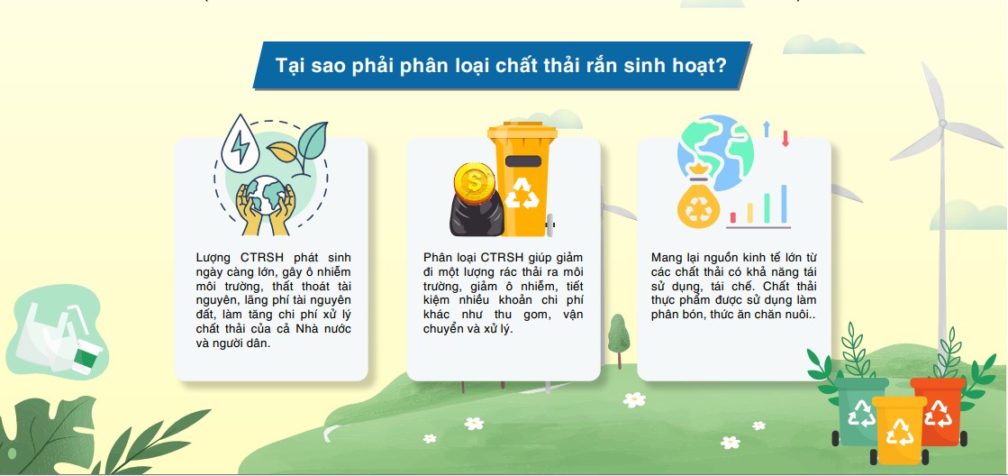 Đẩy mạnh tuyên truyền, phổ biến kiến thức về phân loại chất thải rắn sinh hoạt

​