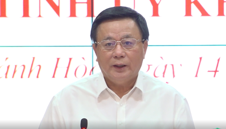 Đoàn công tác Tiểu ban Văn kiện Đại hội XIV của Đảng làm việc với Ban Thường vụ Tỉnh ủy Khánh Hòa