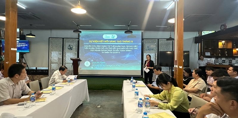 Kết nối sáng tạo đặt hàng bài toán ứng dụng AI nâng cao hiệu quả dịch vụ công trực tuyến