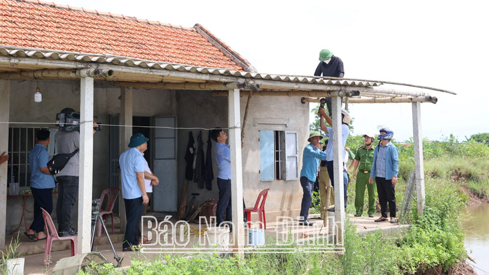 Nam Định Các hộ dân đồng thuận bàn giao mặt bằng khu vực Cồn Xanh