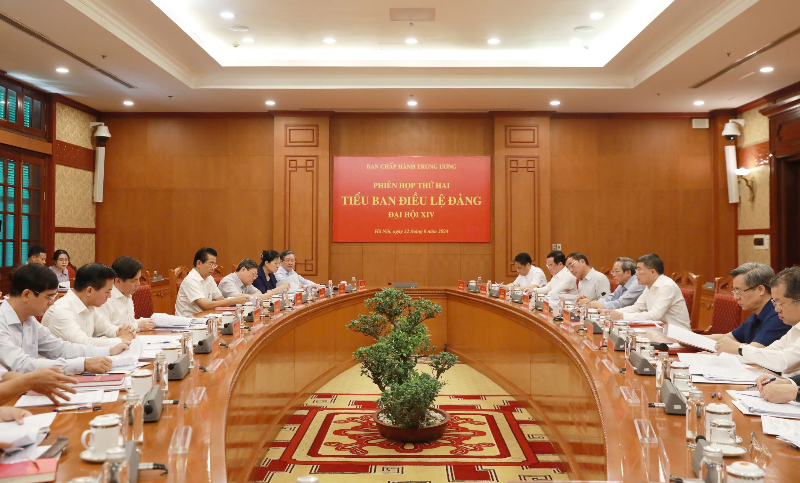 Phiên họp thứ hai Tiểu ban Điều lệ Đảng Đại hội XIV