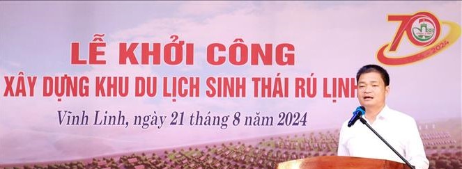 Quảng Trị Khởi công xây dựng Khu du lịch sinh thái Rú Lịnh với mức đầu tư hơn 100 tỷ đồng
