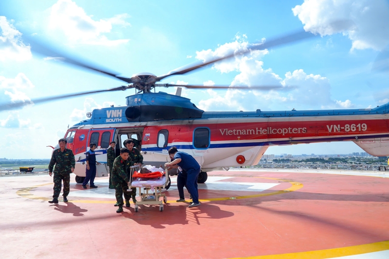 Nhiều bệnh nhân từ Trường Sa được Bệnh viện Quân Y 175 điều trị thành công