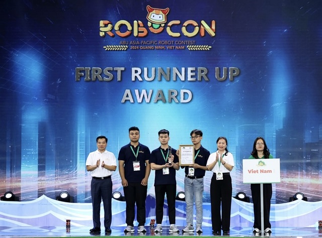 Đội tuyển Việt Nam 1 giành ngôi Á quân ABU Robocon 2024