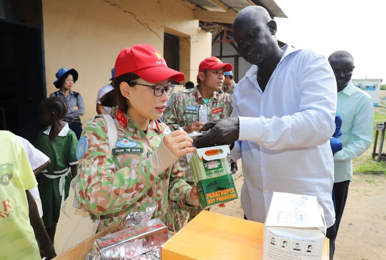 Đội Công binh Việt Nam tại Abyei tổ chức nhiều hoạt động kỷ niệm Quốc khánh 2 9