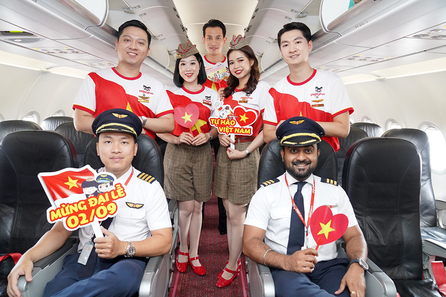 Giai điệu Hello Việt Nam” trên những chuyến bay Vietjet