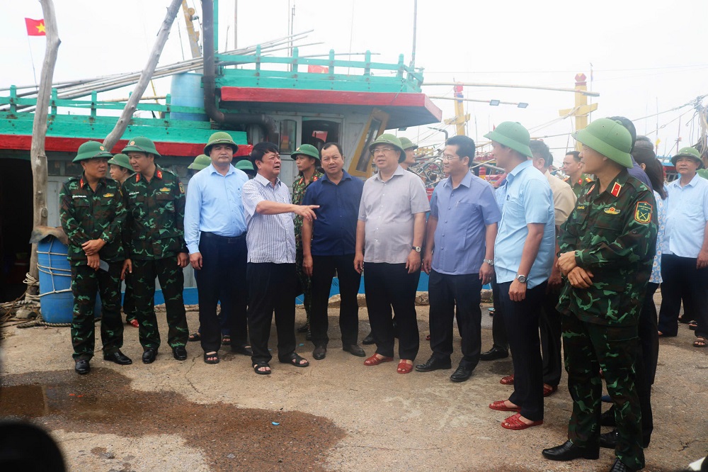 Huyện Hải Hậu Nam Định tập trung ứng phó với bão Yagi