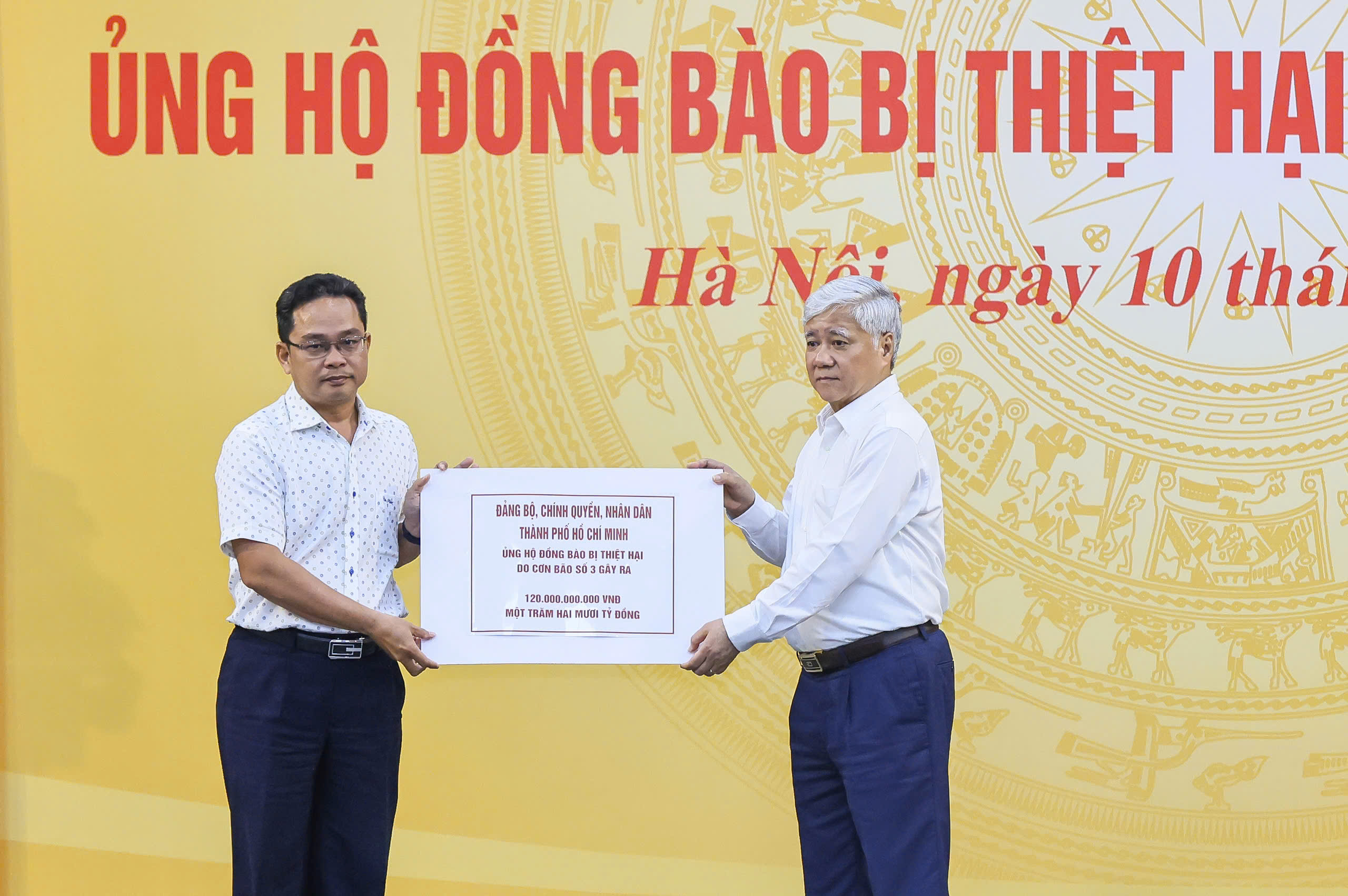 TP Hồ Chí Minh kêu gọi ủng hộ đồng bào bị ảnh hưởng bởi cơn bão số 3