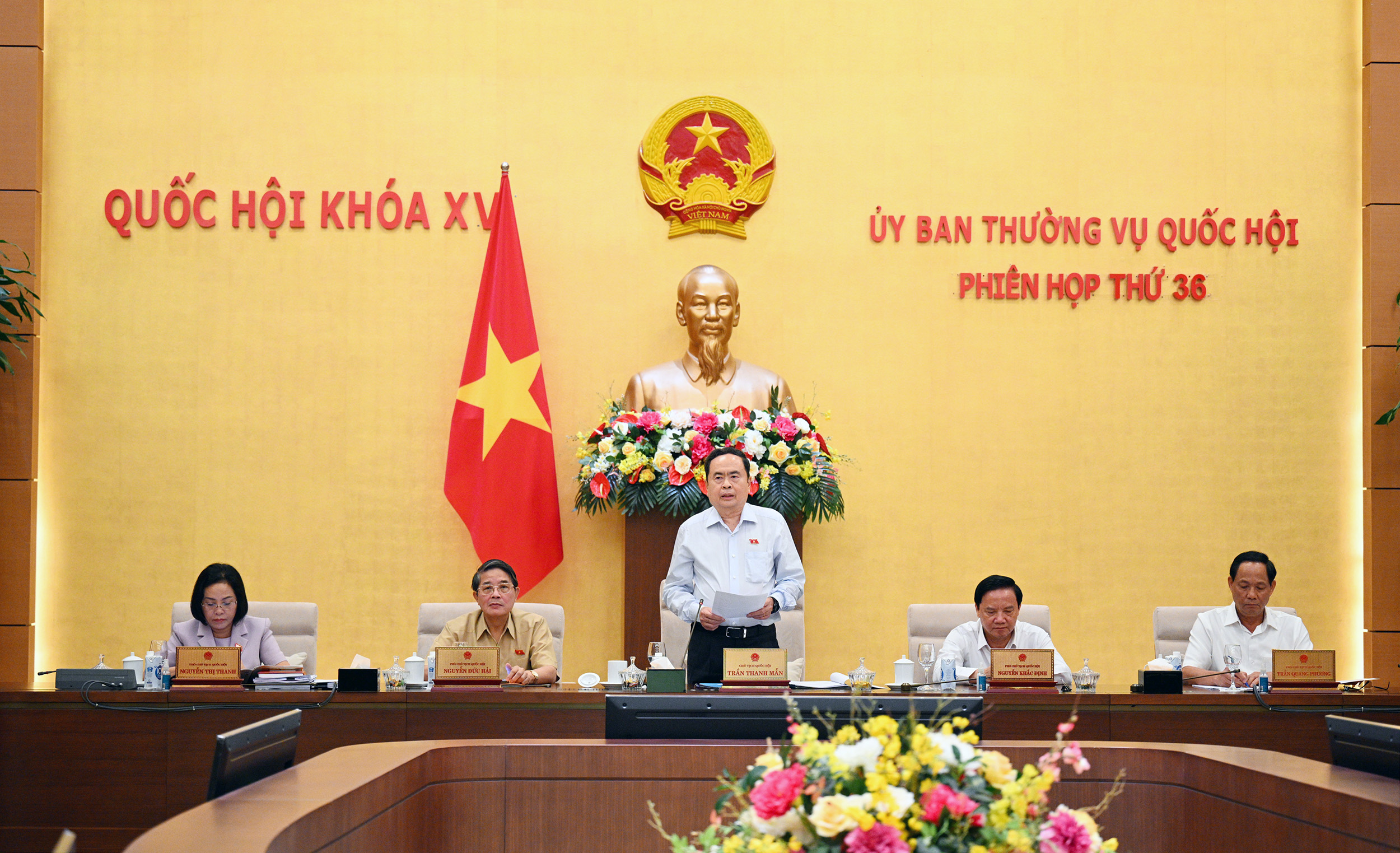 Phiên họp thứ 37 Ủy ban Thường vụ Quốc hội xem xét, cho ý kiến một số nội dung quan trọng