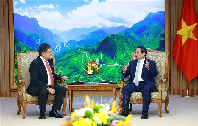 Thủ tướng Phạm Minh Chính tiếp Chủ tịch Tập đoàn Mitsui Nhật Bản