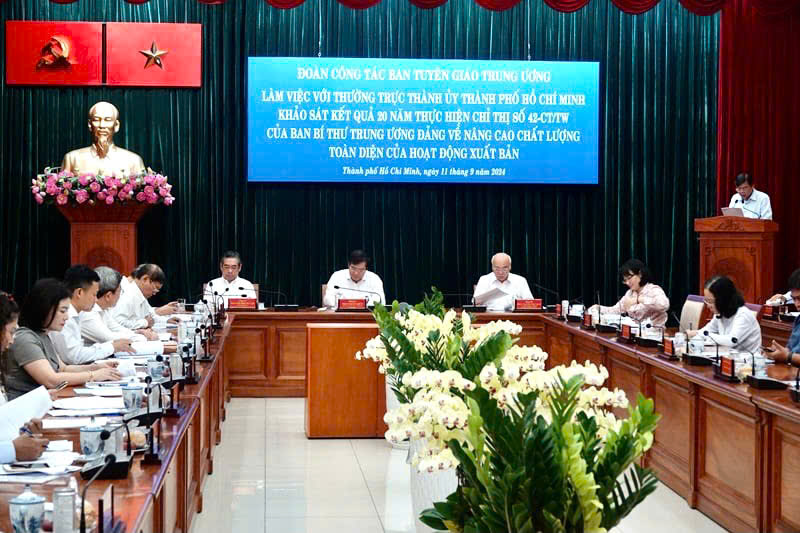 TP Hồ Chí Minh Tiếp tục đổi mới, đưa ngành xuất bản phát triển mạnh mẽ