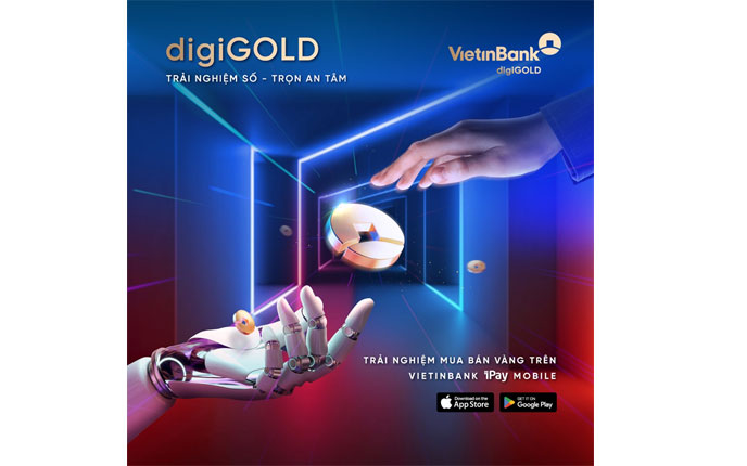 VietinBank Triển khai mua bán vàng digiGOLD trên ứng dụng số VietinBank iPay Mobile