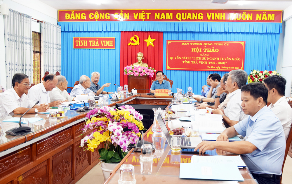 Inforgraphic  Dự thảo quyển sách “Lịch sử ngành Tuyên giáo tỉnh Trà Vinh 1930 - 2020 ”