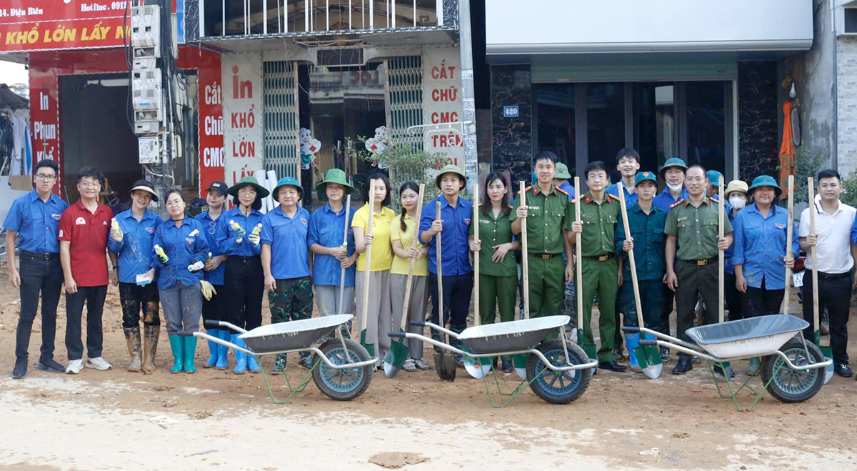 Góp sức khắc phục hậu quả bão lũ cùng Yên Bái và Tuyên Quang