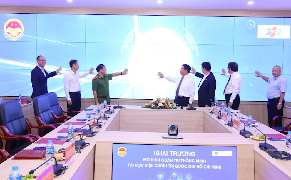 Khai trương Mô hình quản trị thông minh tại Học viện Chính trị quốc gia Hồ Chí Minh