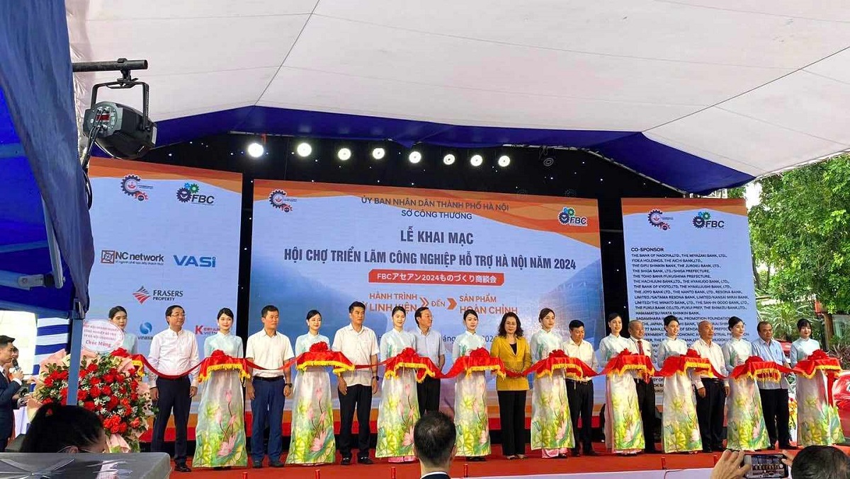 Khai mạc Triển lãm giao thương quốc tế ngành chế tạo Hà Nội 2024