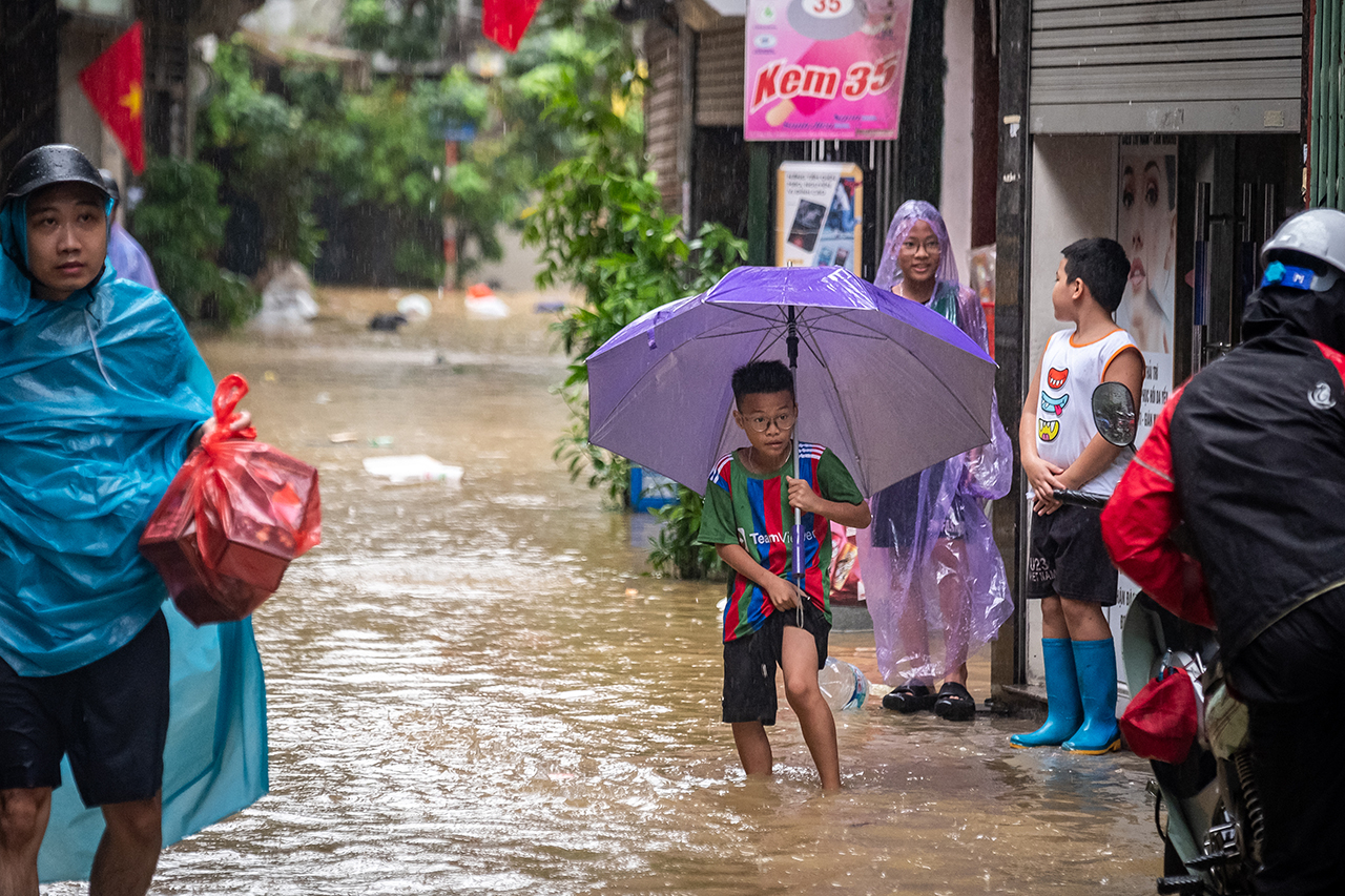 Khoảng 6 triệu trẻ em tại Đông Nam Á chịu ảnh hưởng của bão Yagi