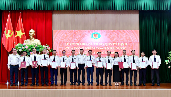 Kiểm toán Nhà nước điều động, bổ nhiệm 21 lãnh đạo cấp Vụ