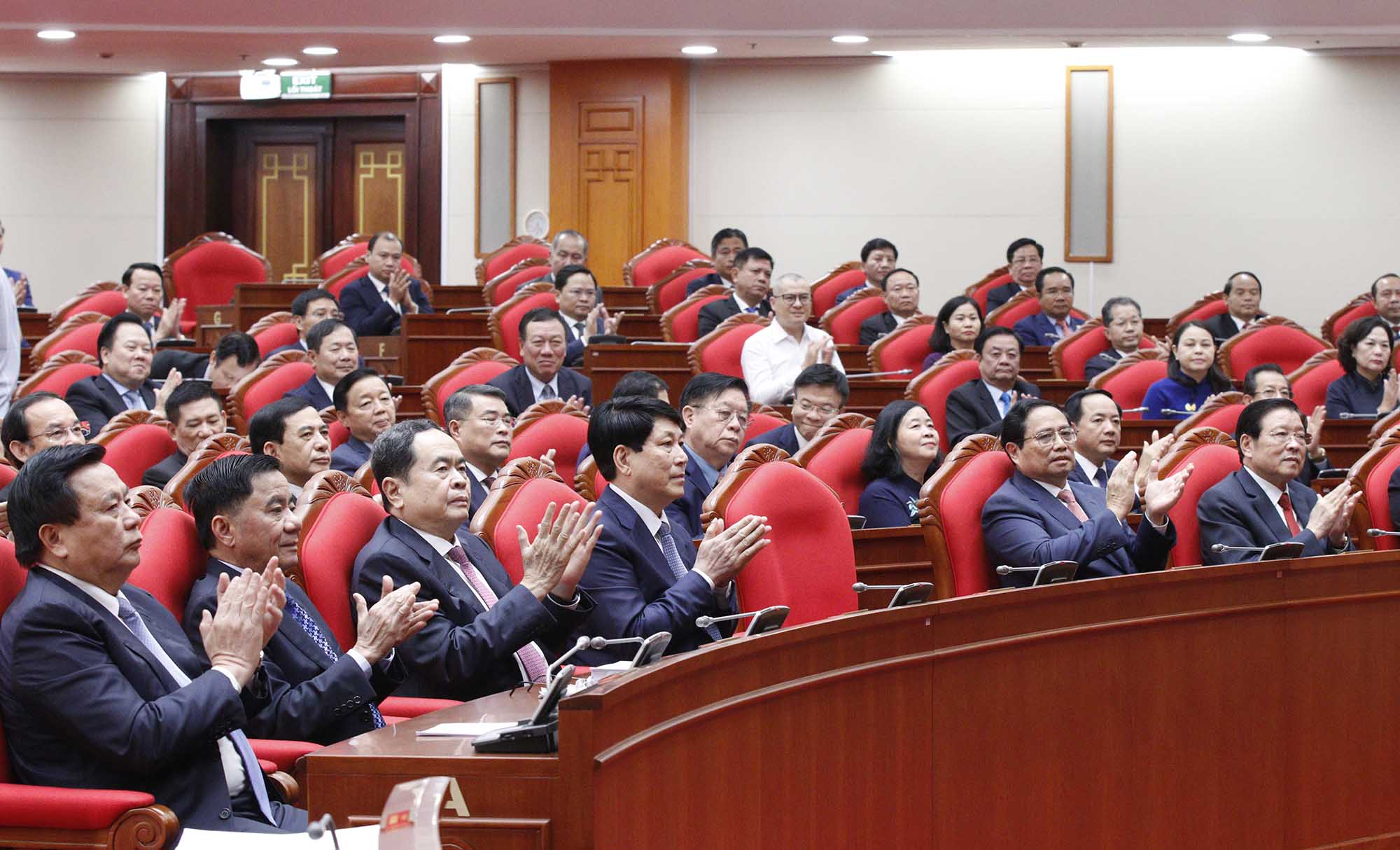 Hình ảnh Bế mạc Hội nghị lần thứ 10 Ban Chấp hành Trung ương Đảng Cộng sản Việt Nam khóa XIII