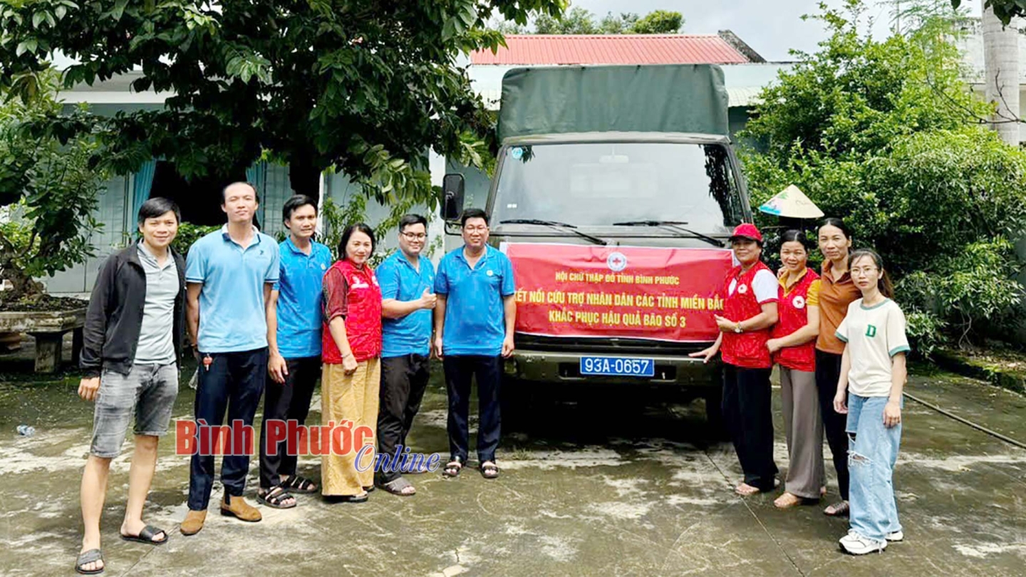 Bình Phước Hơn 29,5 tỷ đồng ủng hộ đồng bào miền Bắc