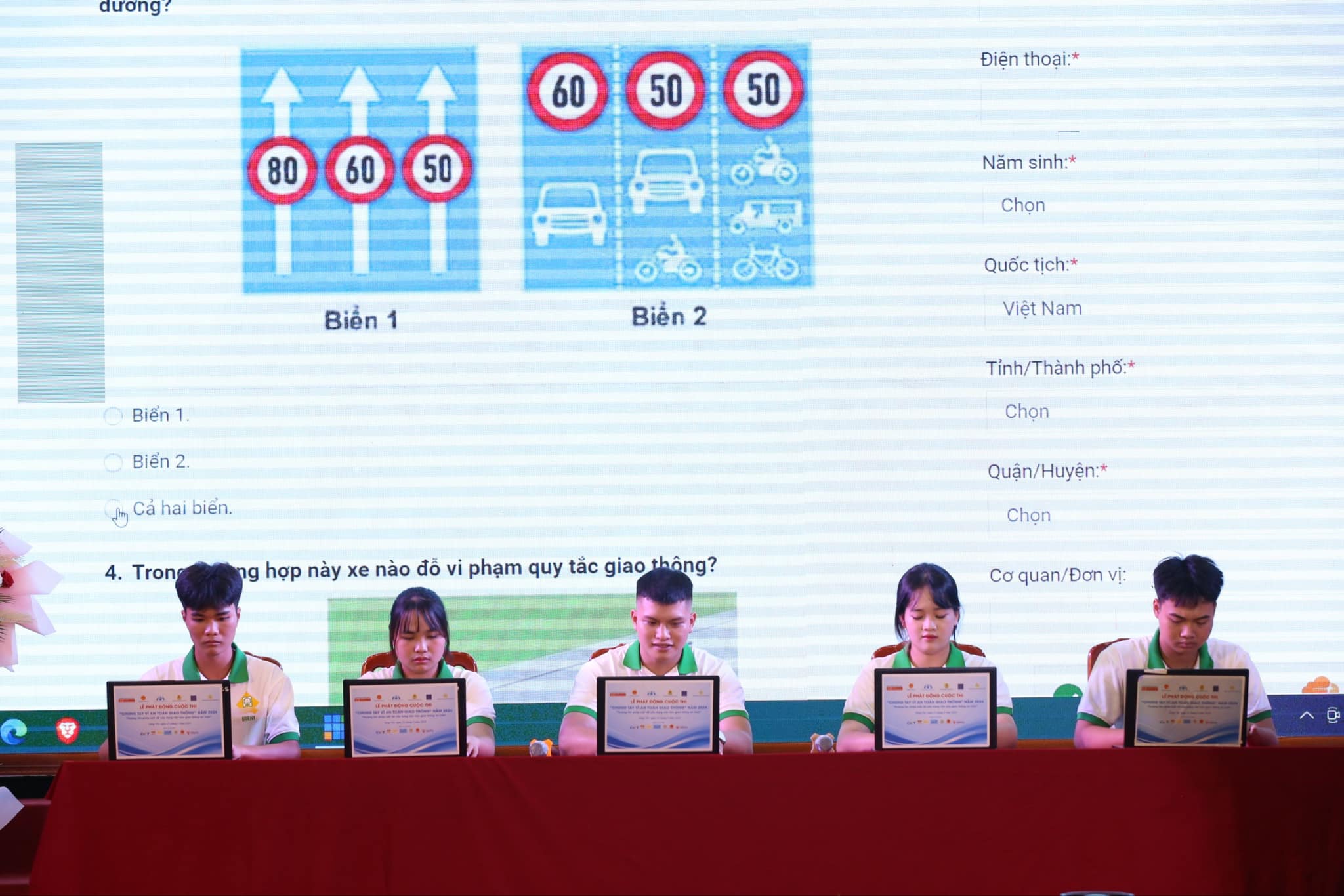 Hình ảnh Lễ phát động Cuộc thi Chung tay vì an toàn giao thông năm 2024