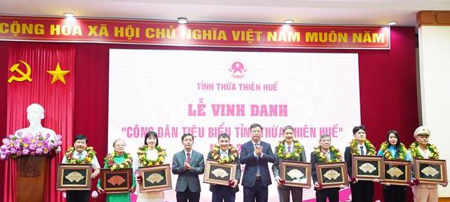 Vinh danh Công dân tiêu biểu tỉnh Thừa Thiên - Huế năm 2023