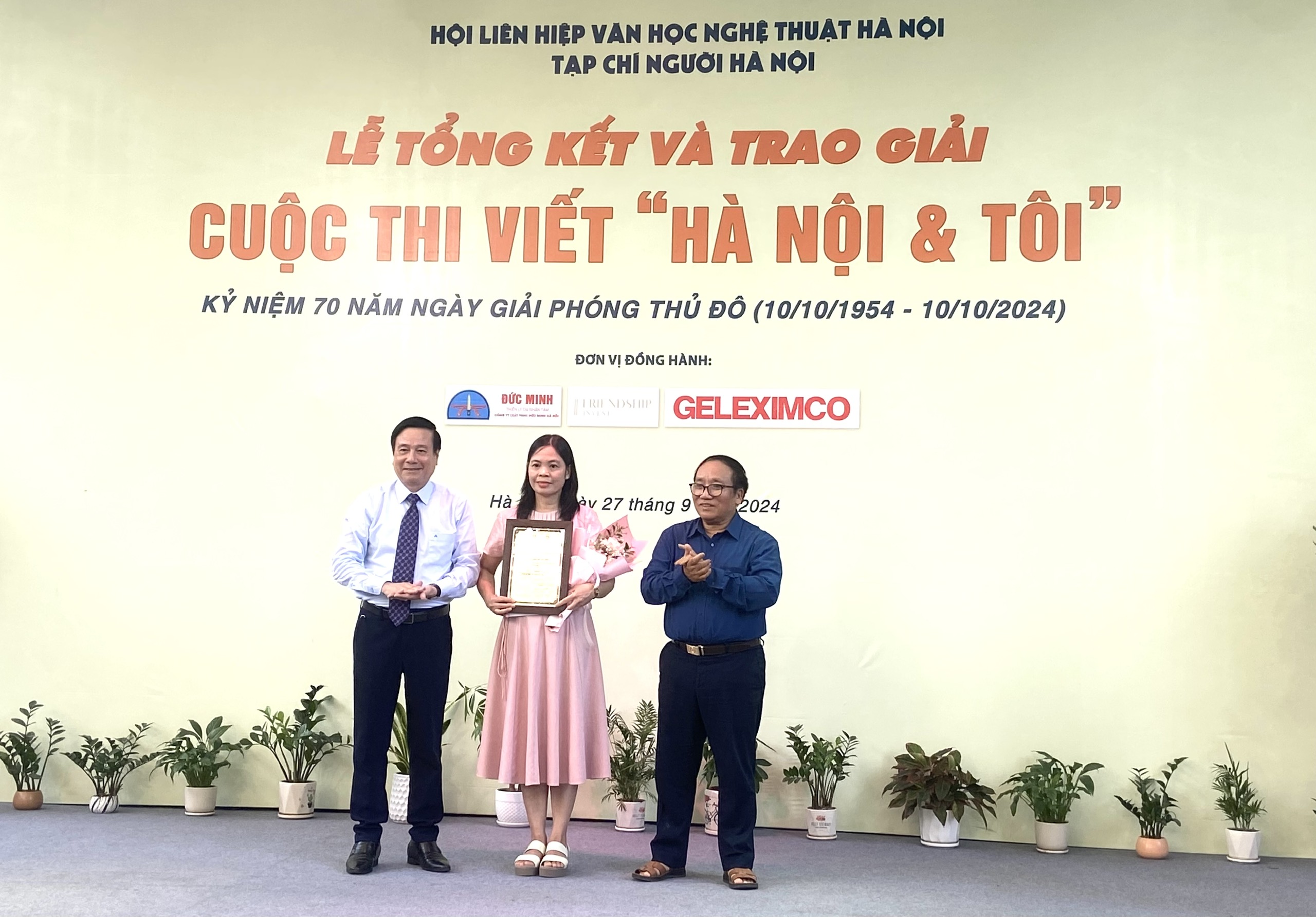 10 tác phẩm xuất sắc đoạt giải Cuộc thi viết “Hà Nội  Tôi”