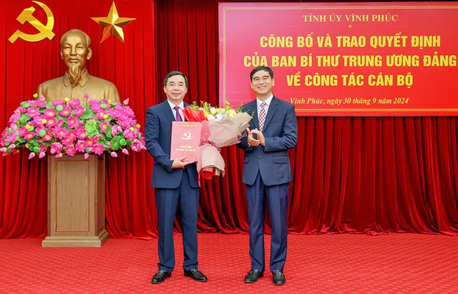 Ban Bí thư chuẩn y đồng chí Bùi Huy Vĩnh giữ chức Phó Bí thư Tỉnh ủy Vĩnh Phúc
