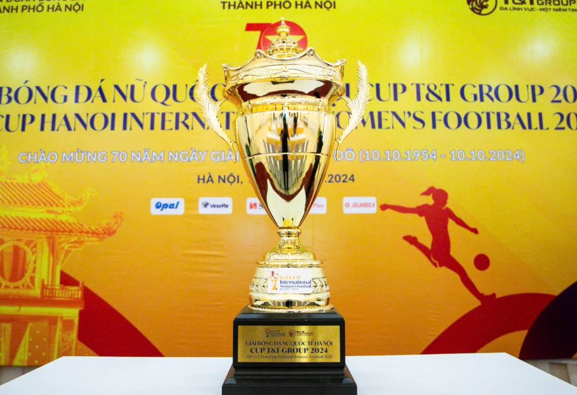 4 đội bóng dự Giải bóng đá nữ quốc tế Hà Nội Cup năm 2024