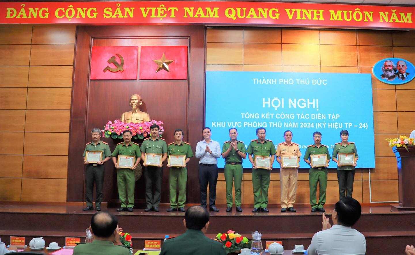 TP Thủ Đức tổng kết công tác diễn tập khu vực phòng thủ năm 2024