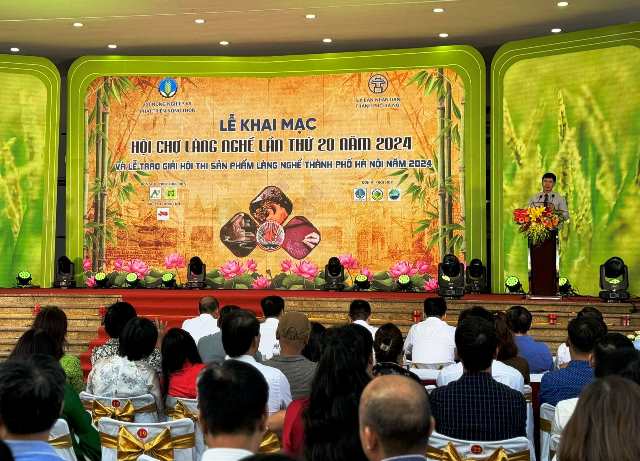 Quy tụ tinh hoa làng nghề Việt tại Hội chợ làng nghề lần thứ XX-2024