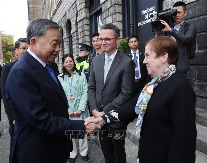 Tổng Bí thư, Chủ tịch nước Tô Lâm thăm Trường Đại học Trinity Dublin