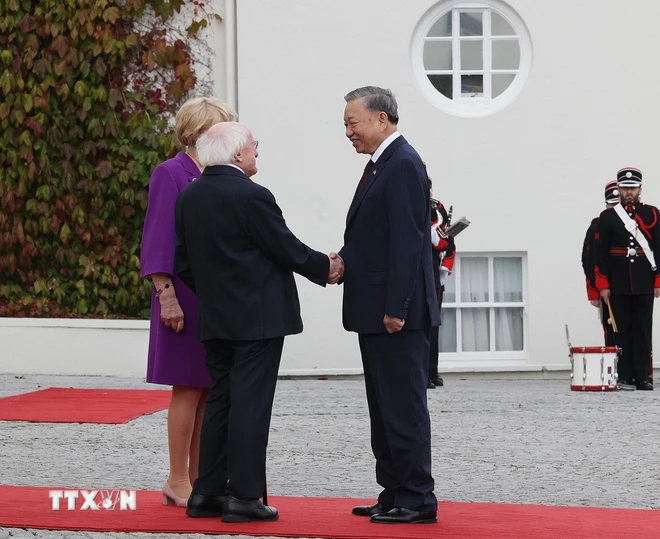 Tổng thống Ireland ca ngợi vai trò quan trọng của Việt Nam trong an ninh khu vực