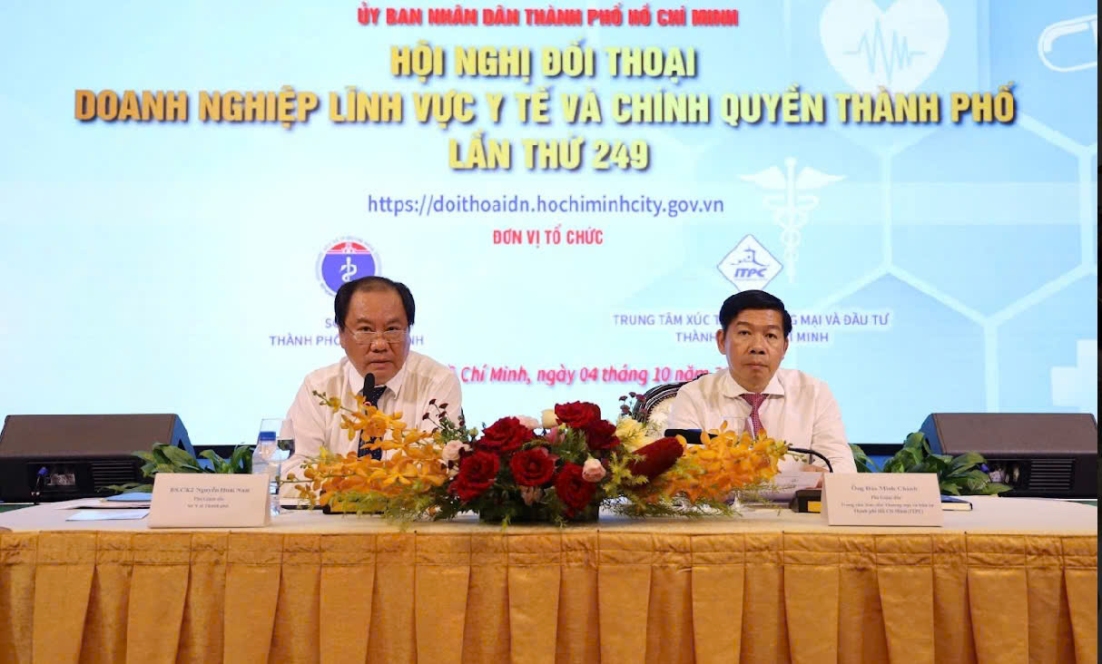 Đối thoại giữa doanh nghiệp lĩnh vực y tế và chính quyền TP Hồ Chí Minh