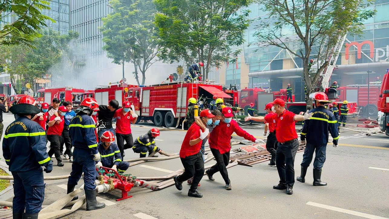 TP Hồ Chí Minh diễn tập phòng chống cháy nổ
