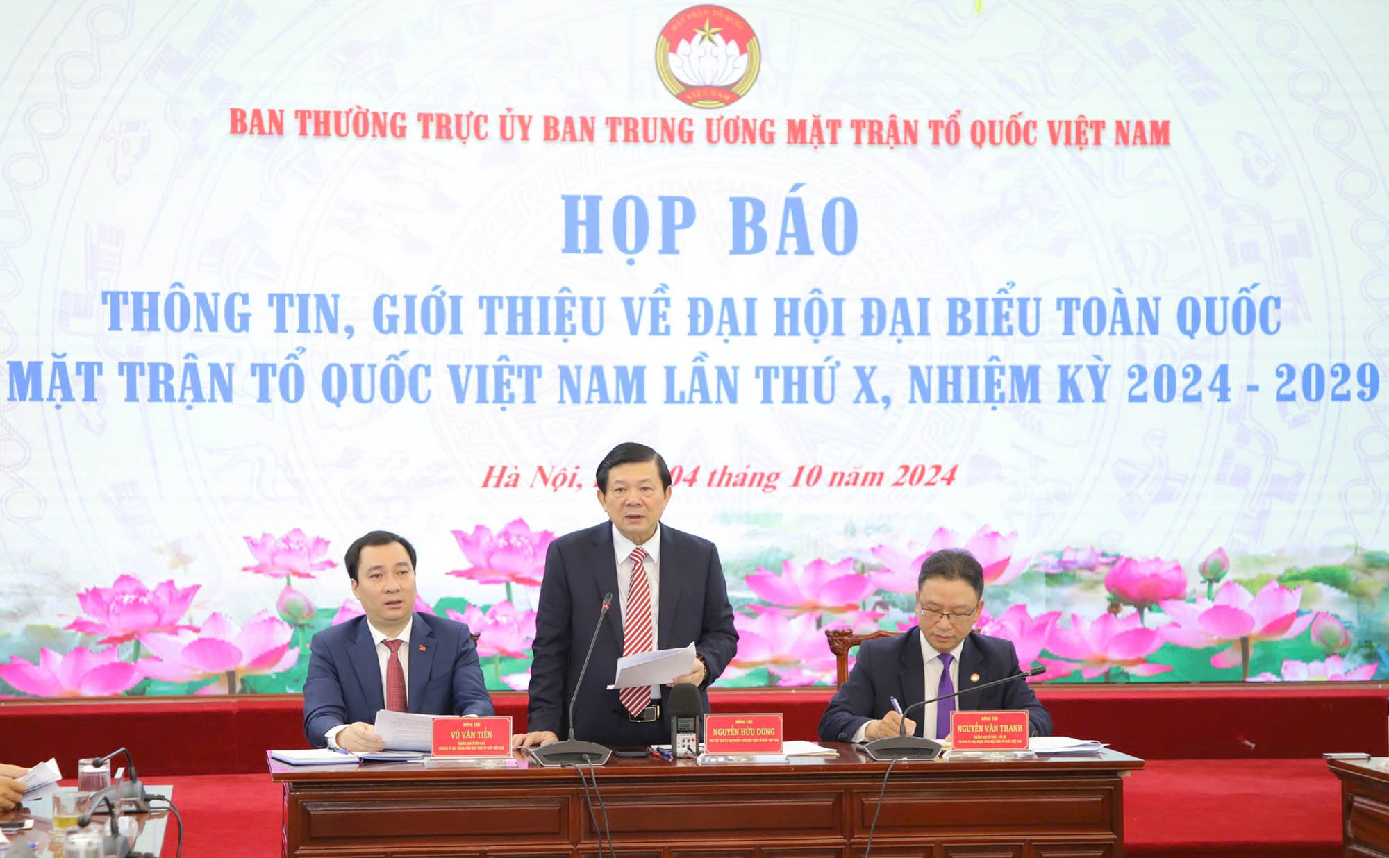 Đại hội đại biểu toàn quốc MTTQ Việt Nam lần thứ X sẽ diễn ra từ ngày 16 -18 10