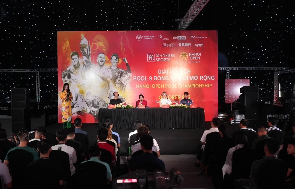 Công bố Giải Vô địch Pool 9 bóng Hà Nội mở rộng 2024