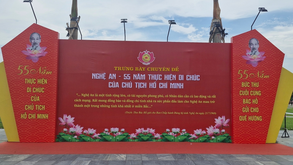 Nghệ An Đẩy mạnh tuyên truyền kỷ niệm 55 năm thực hiện Di chúc của Chủ tịch Hồ Chí Minh