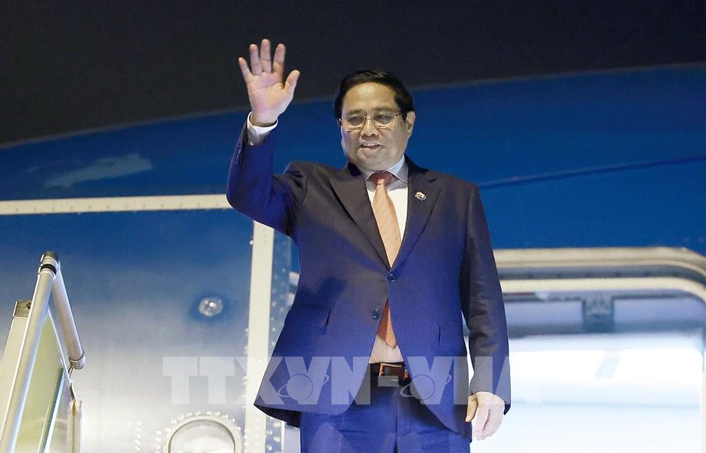 Thủ tướng Phạm Minh Chính về tới Hà Nội, kết thúc chuyến công tác dự Hội nghị Cấp cao ASEAN tại Lào