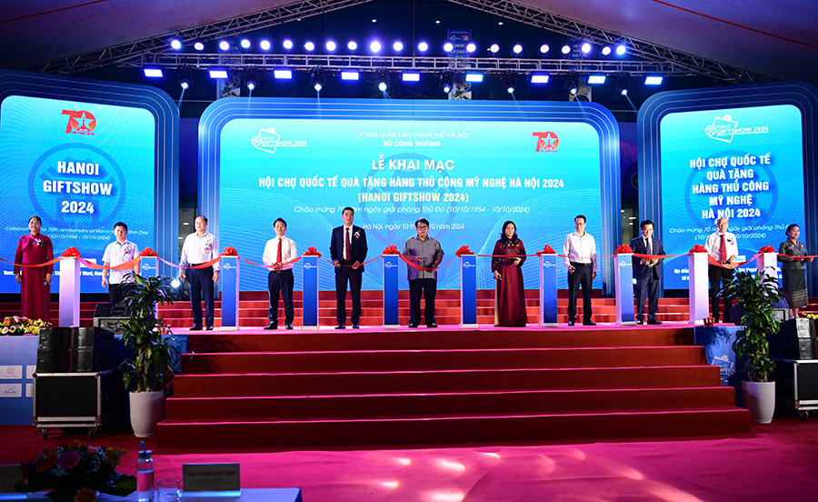 Hanoi Gift Show 2024 Thúc đẩy ngành thủ công mỹ nghệ Hà Nội phát triển